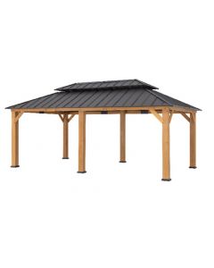 12x20 Archwood Steel Top Gazebo