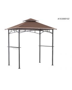 Grill gazebo with LED lights