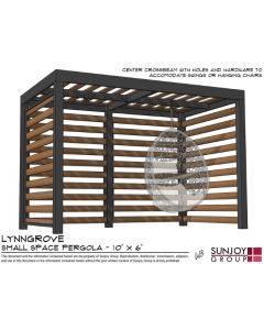 SummerCove 10x6 Lynngrove Small Space Pergola