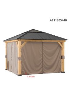 Curtain Universal For 13x15 Wood Gazebo