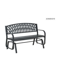 Flintridge Metal Glider Bench