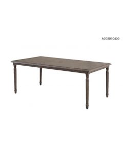 Windsor 7-Pieces Wicker Rectangle Outdoor Dining -- box 3 (74IN Windsor Rectangular Dining Table)