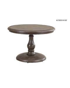 Windsor 5-Piece Wicker Round Outdoor Dining Set -- Box 3 (42IN Windsor Round pedestal Table)