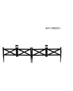 Cromwell V.2 Solar Garden Border Fencing 2D (5PK)