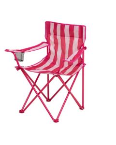 Bahari Camping Chair (Pink Stripe)