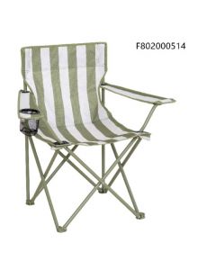 Bahari Camping Chair (Green Stripe)