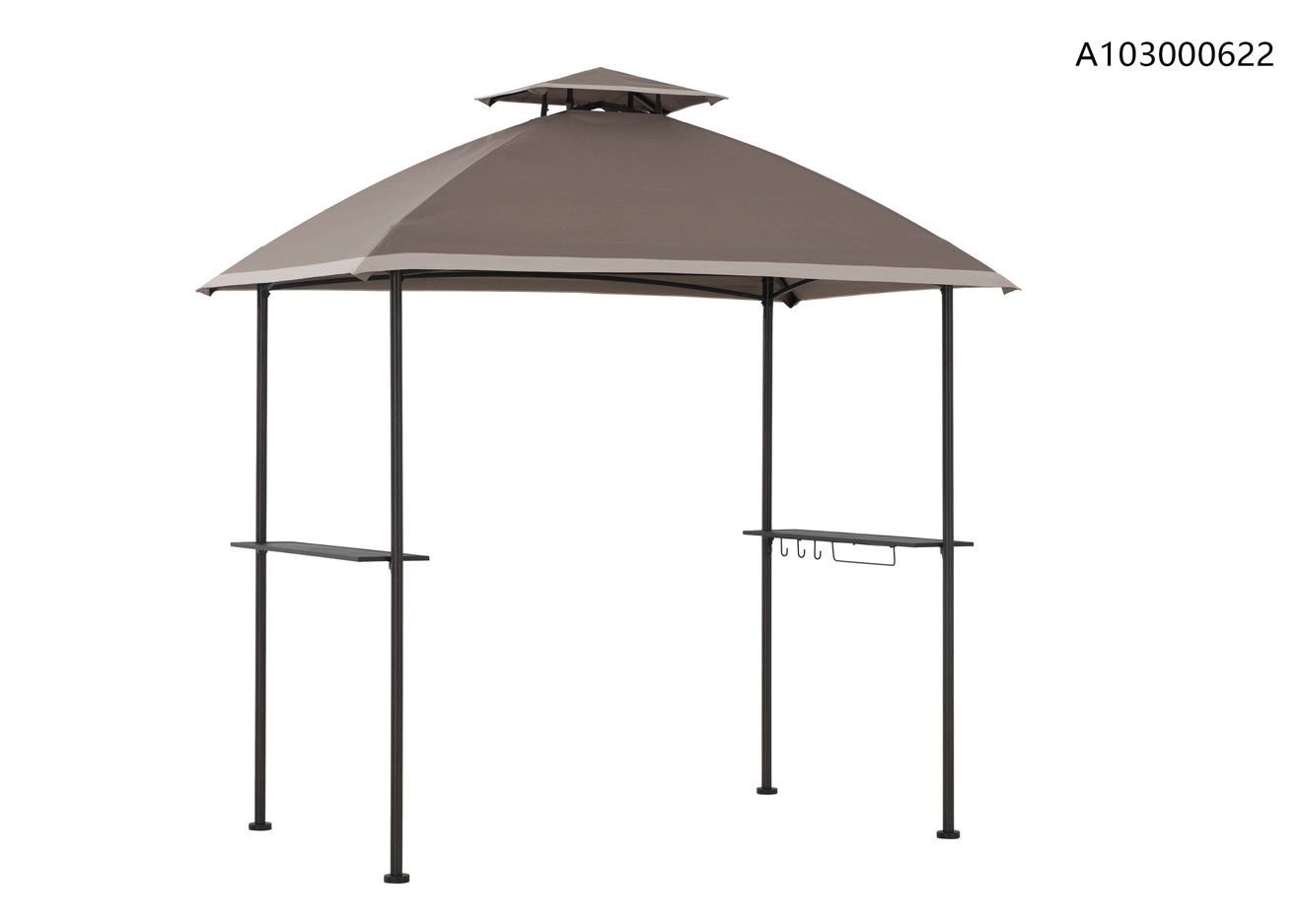 Sunjoy Soft Top Grill Gazebo with Shelves