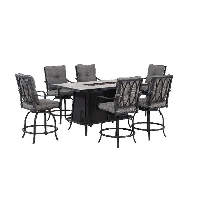 7 piece fire dining set hot sale