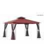 10x12 Regency Gazebo w/Maroon canopy