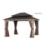 BEACON HILL 10x12FT HARDTOP WOOD GAZEBO