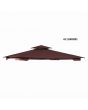 Replacement Gazebo Canopy for Regency-Maroon