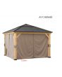 Curtain Universal For 11x13 Wood Gazebo