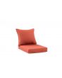 2pc Deep Seating Chair Cushion Set-Red